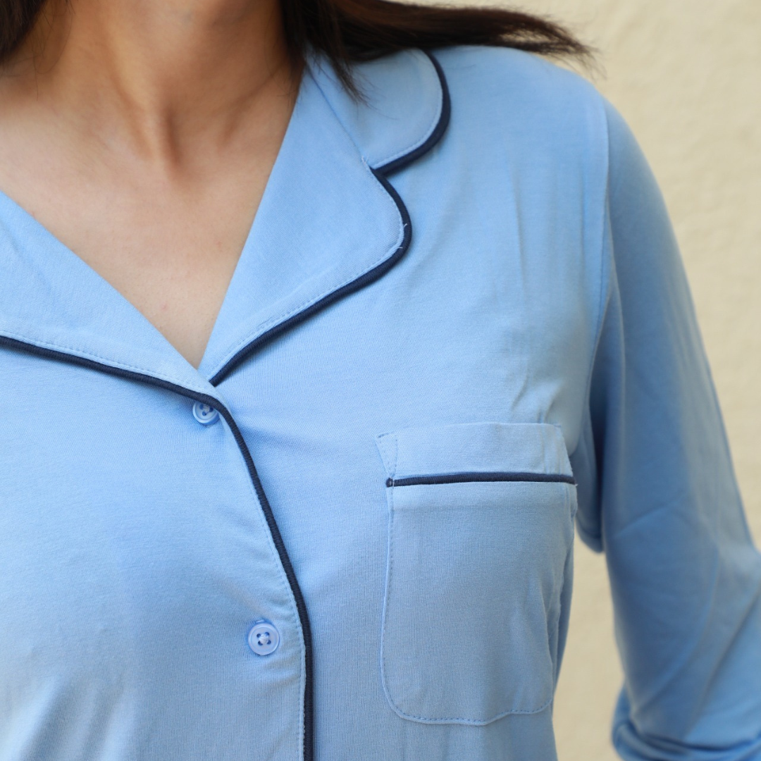 Oceanique Blue Pyjama Set