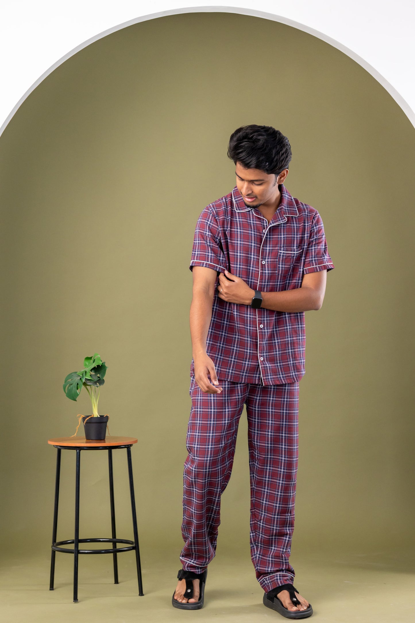 Wine Check Men’s Pyjamas