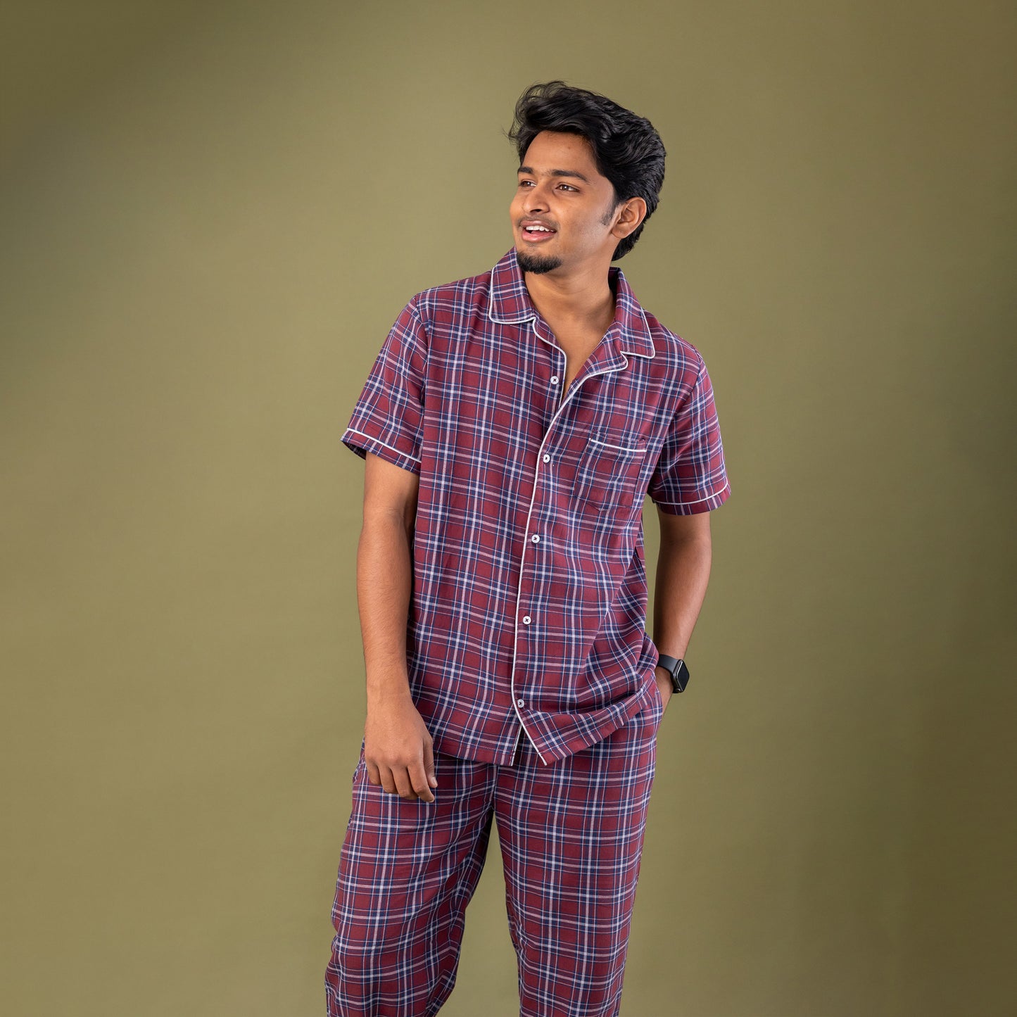 Wine Check Men’s Pyjamas