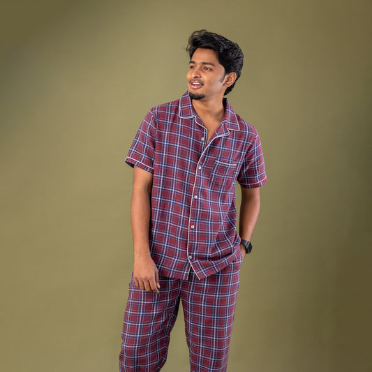Wine Check Men’s Pyjamas