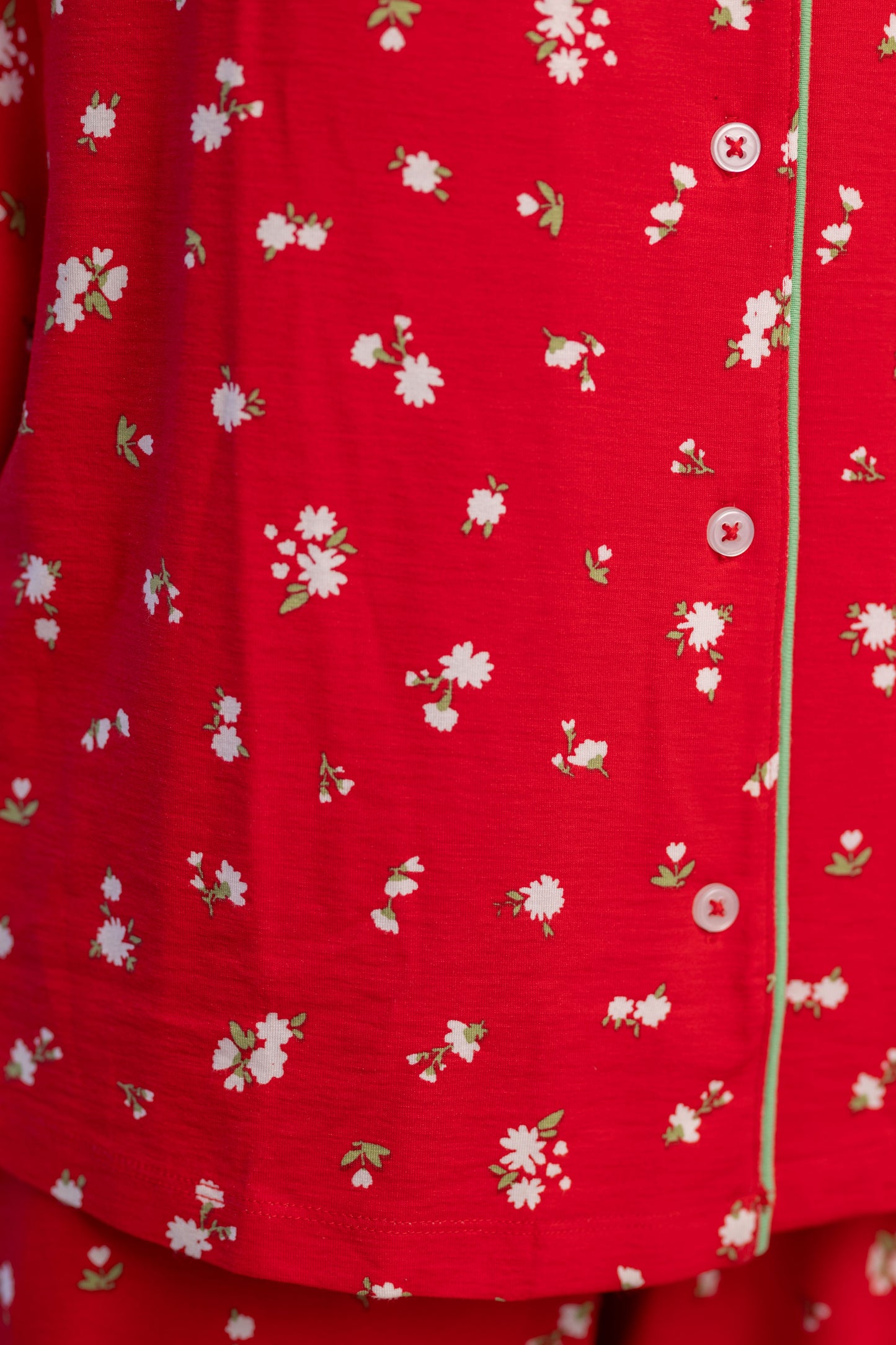 Cherry Blossom Viscose Pyjamas