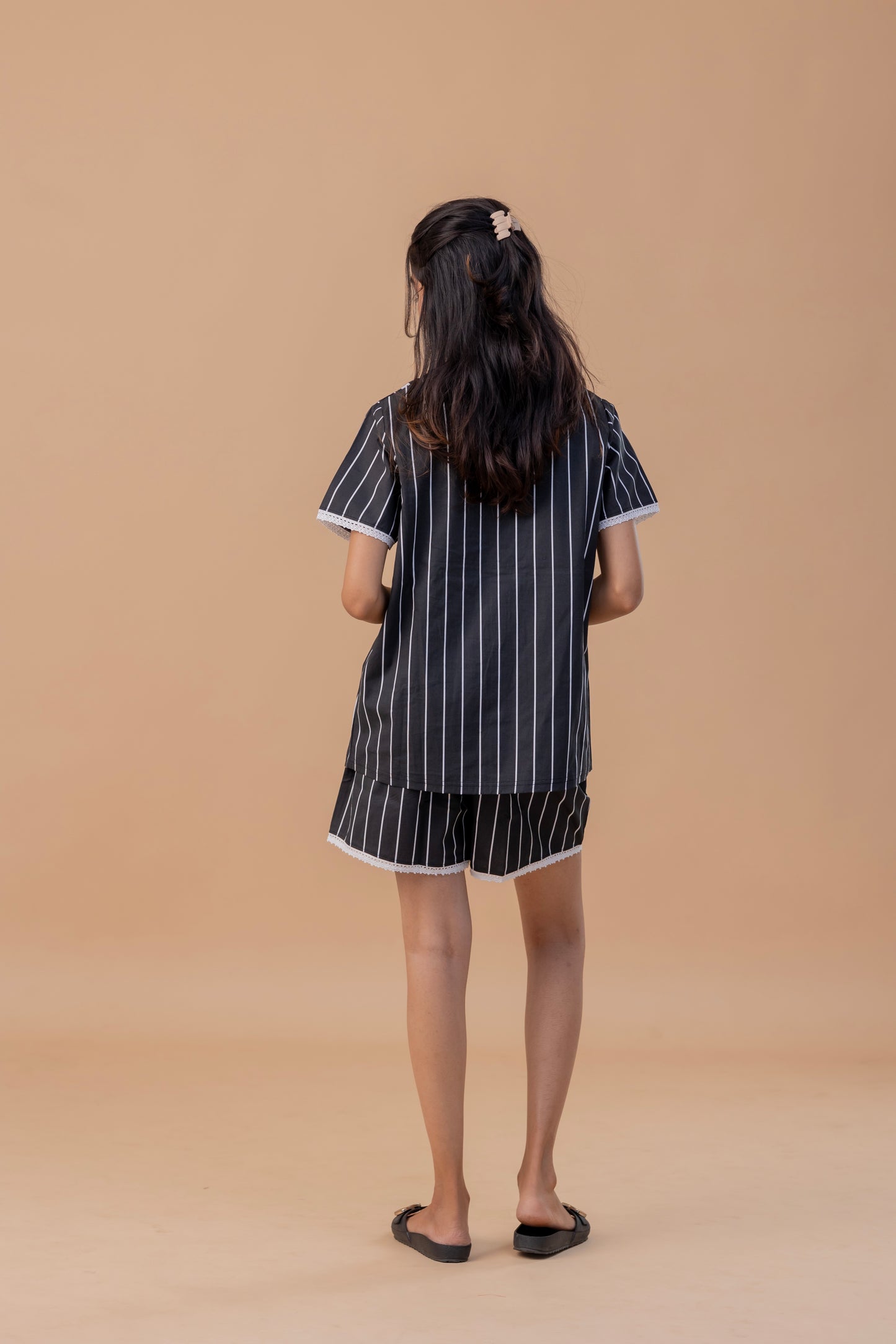 BLACK PETER PAN SHORT SET