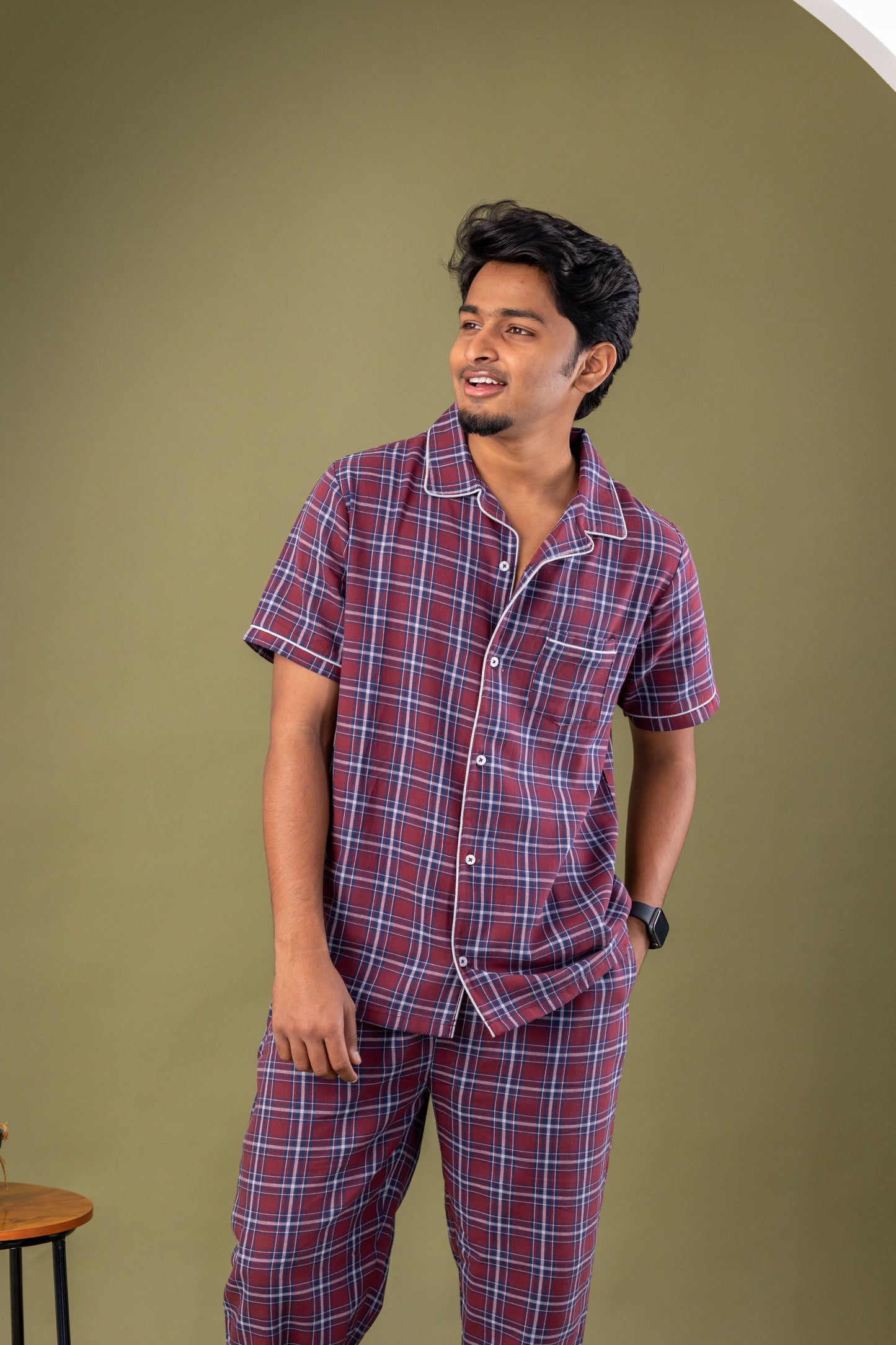 Wine Check Men’s Pyjamas