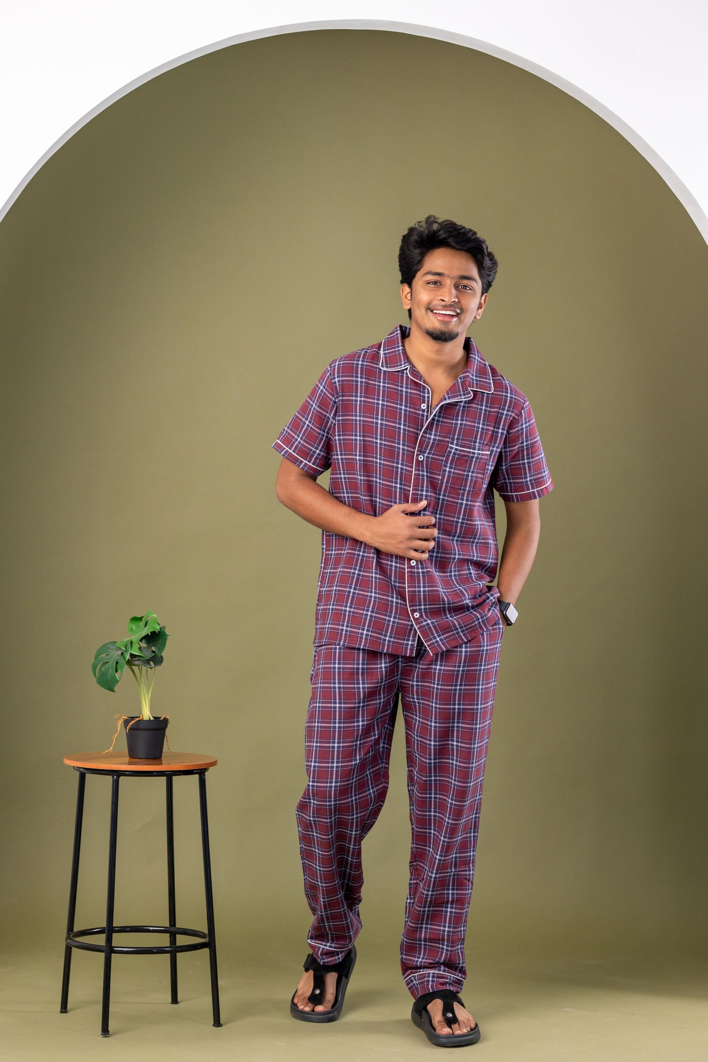 Wine Check Men’s Pyjamas