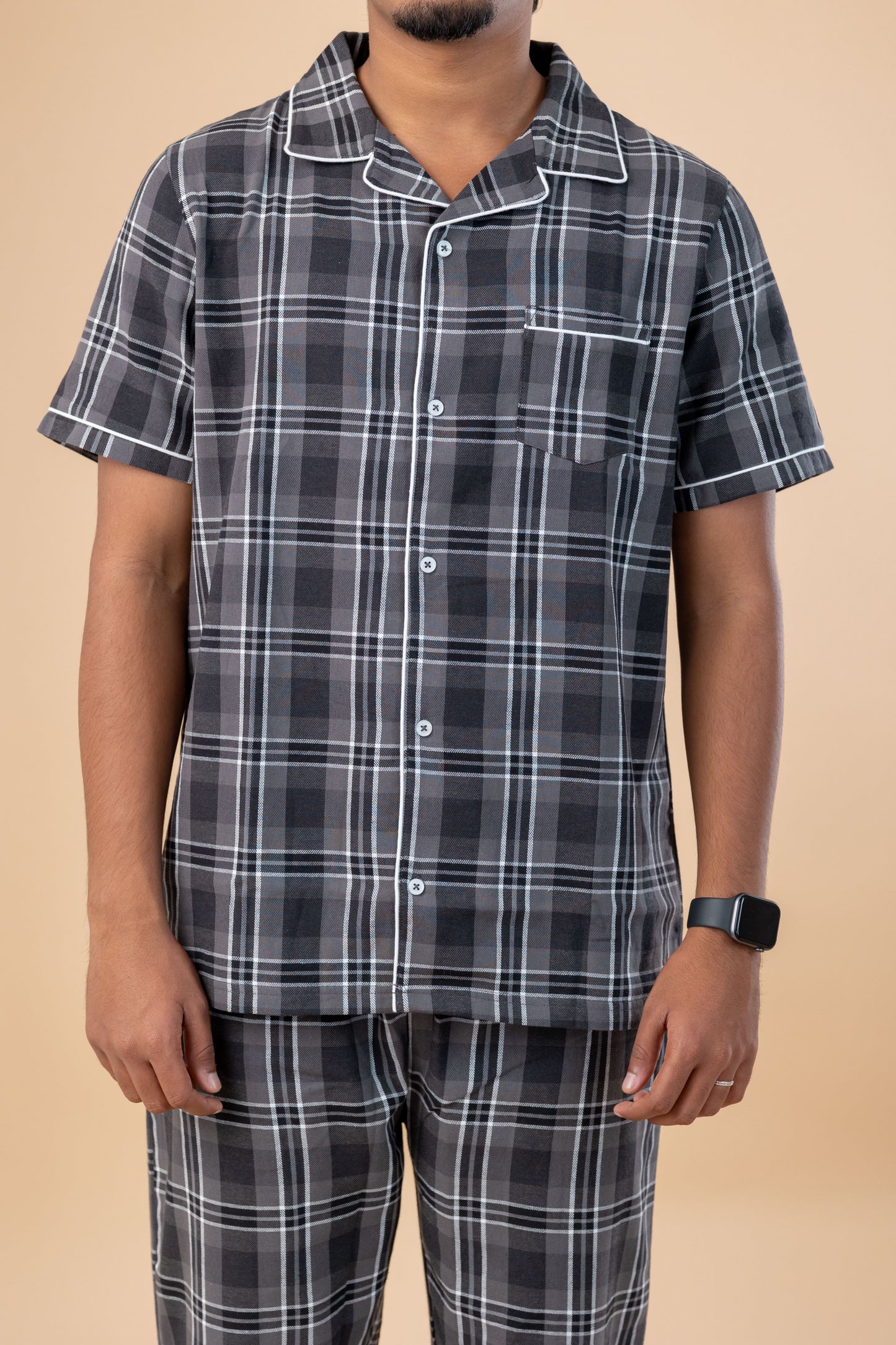 Charcoal Check Men’s Pyjamas