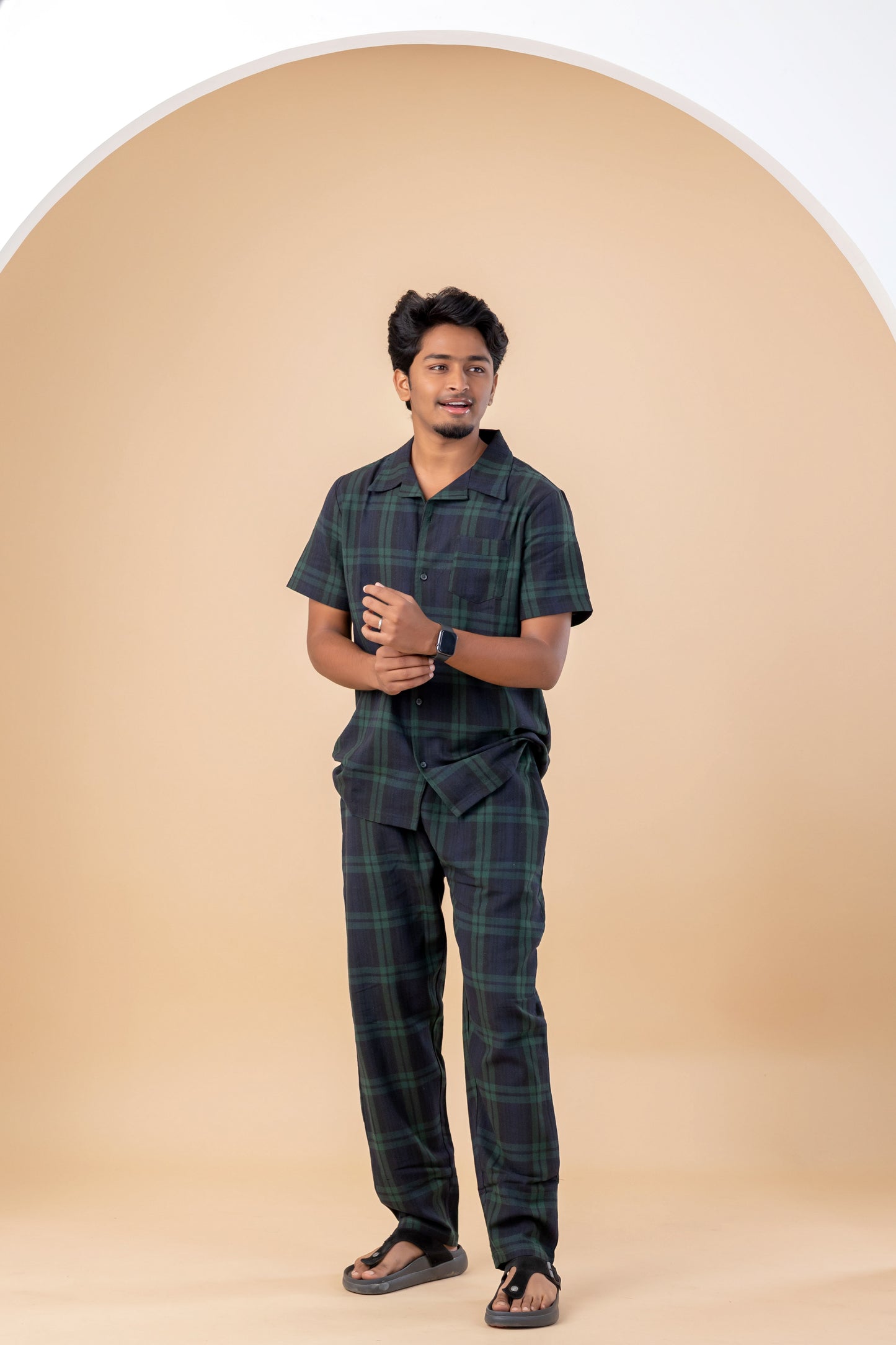 GREEN TARTAN MEN'S PYJAMAS