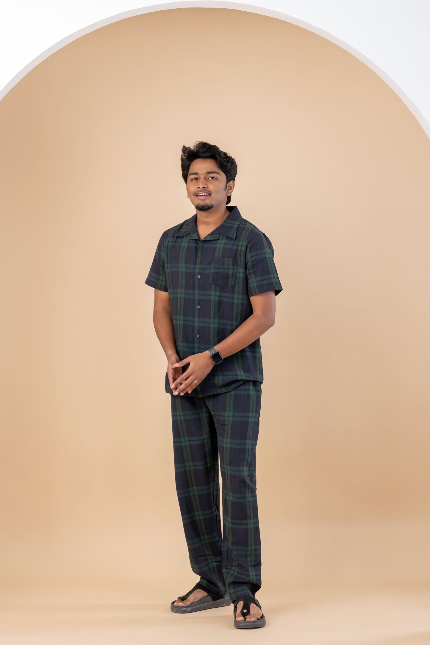 GREEN TARTAN MEN'S PYJAMAS