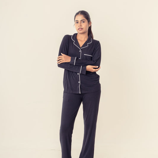 Midnight Black Luxe -Pyjamas