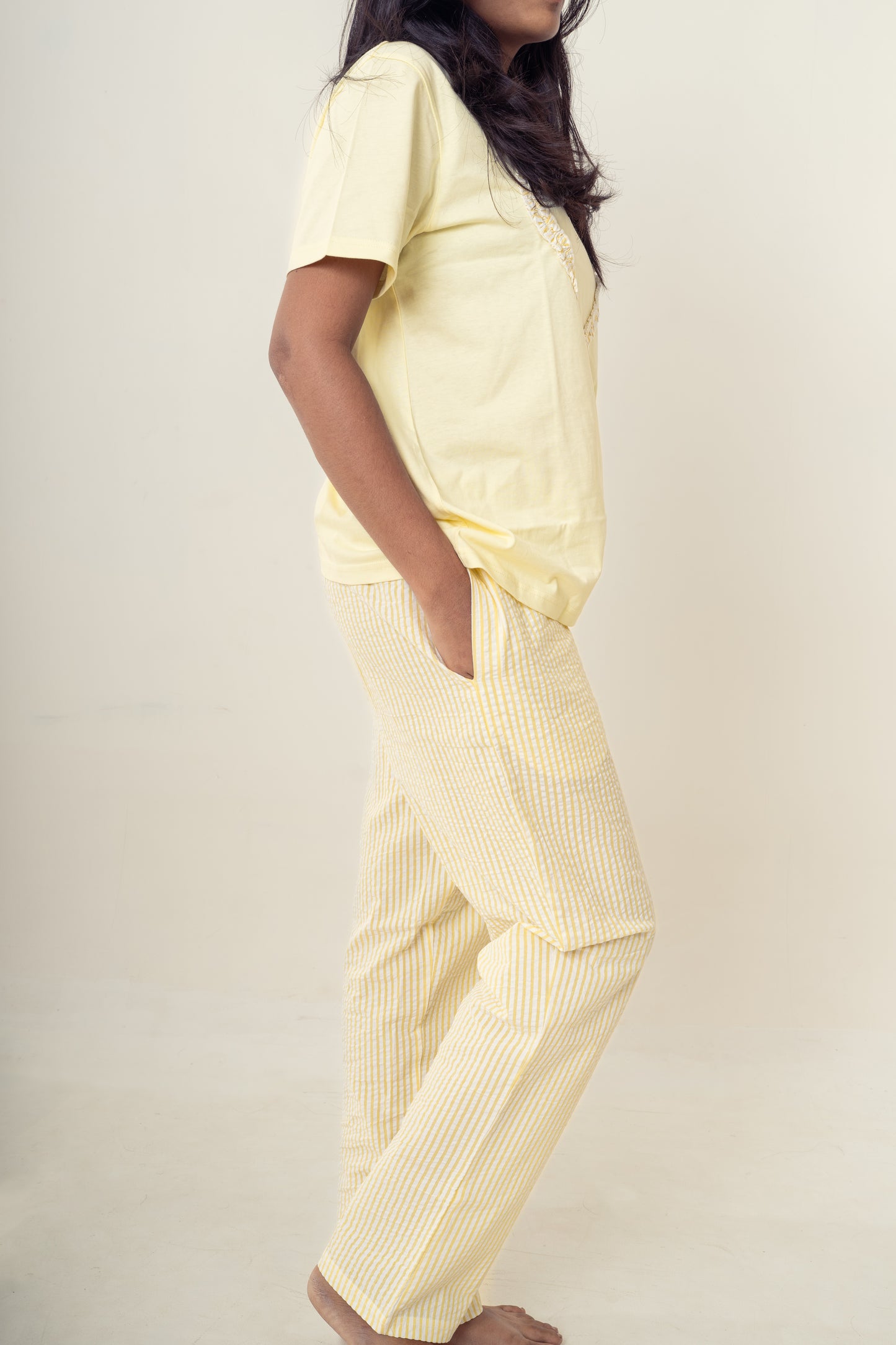 Sunbeam Yellow Heart Tee Jamas